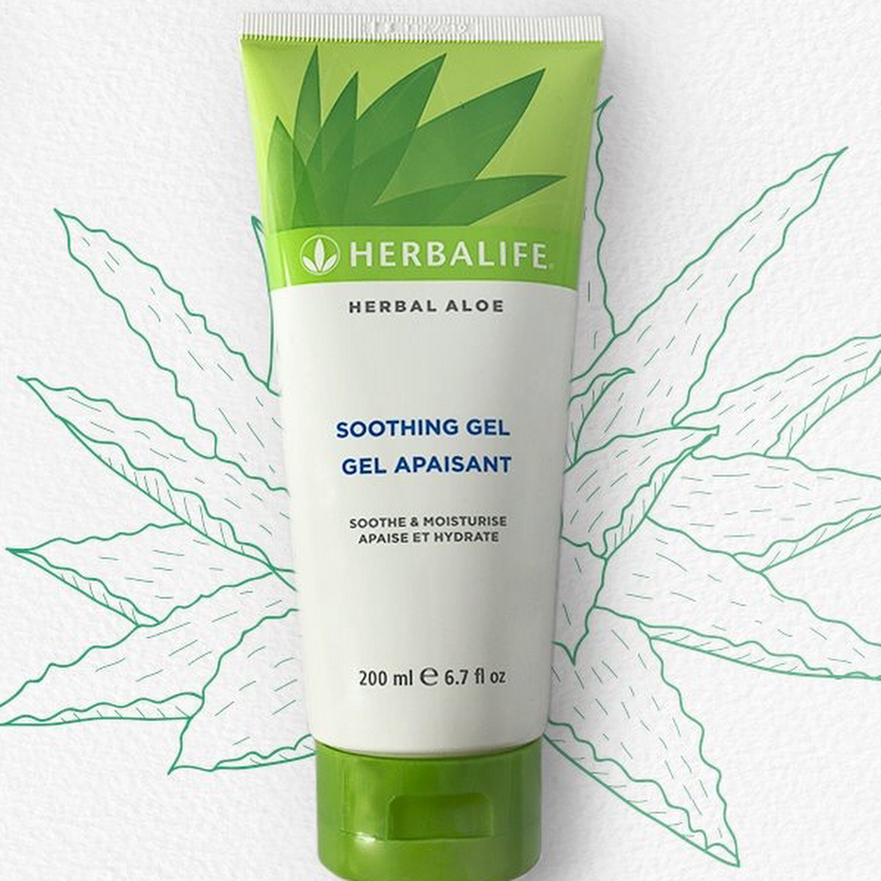 Pflegegel , 200 ml Herbal Aloe